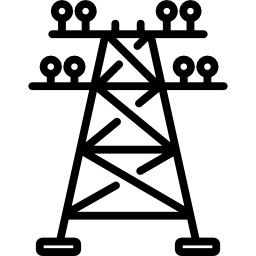 Electric tower icon