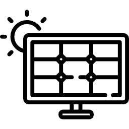 Solar energy icon