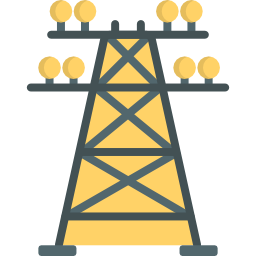 Electric tower icon