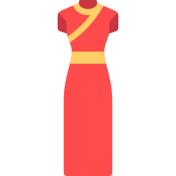 Chinese dress icon