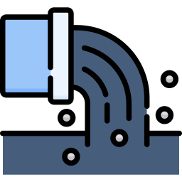 acque reflue icona