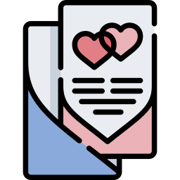 Wedding invitation icon