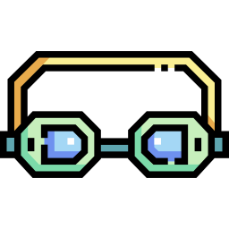 Swimming glasses icon