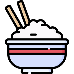 Rice bowl icon