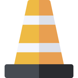 Traffic cone icon