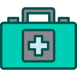 Medical kit icon