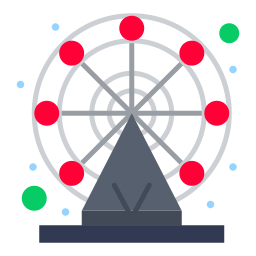 Ferris wheel icon