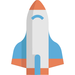 Rocket ship icon