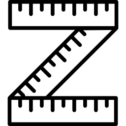 Measuring tape icon