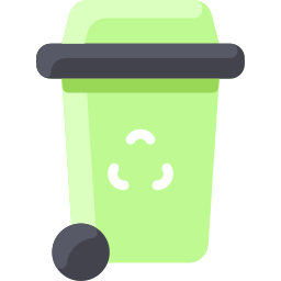 Trash bin icon