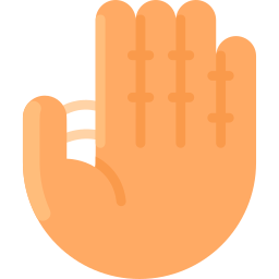 Baseball glove icon