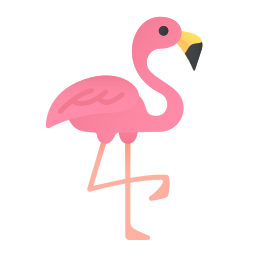 flamingo icoon