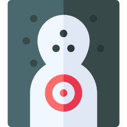 Shooting target icon