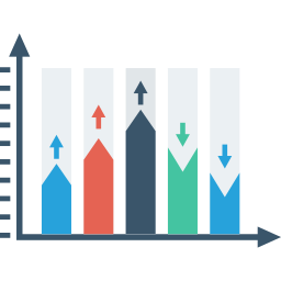 grafik erhöhen icon