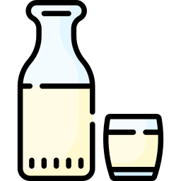 bouteille de lait Icône