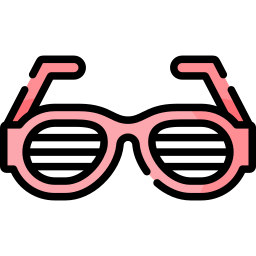 Party glasses icon