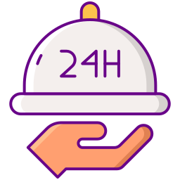 Open 24 hours icon