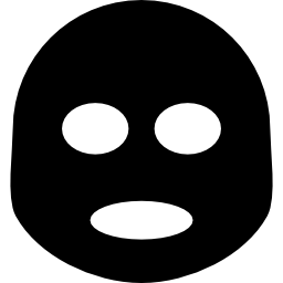 Mask for relaxation icon