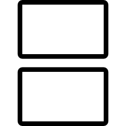 Rectangles couple icon