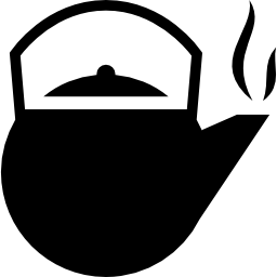 Tea in a teapot icon