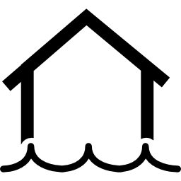 haus über dem wasser icon