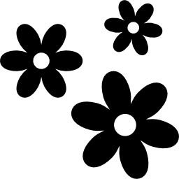 3 flowers icon