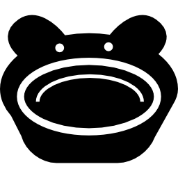 Baby animal shaped plate icon