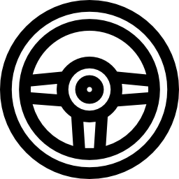 Steering wheel icon