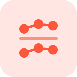 graphique de points Icône