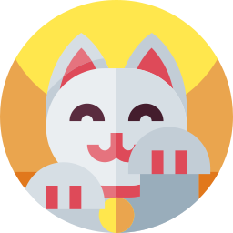 Lucky cat icon