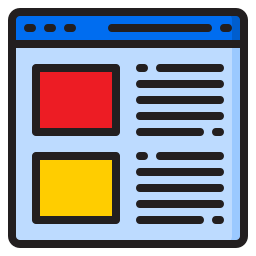 Website content icon