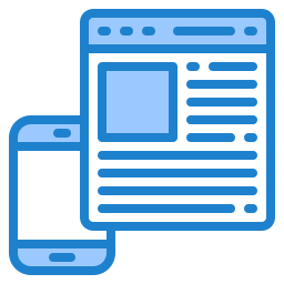 Responsive webpage icon