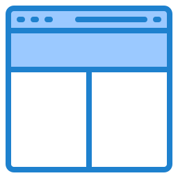 quadratisches layout icon