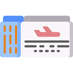 Plane tickets icon