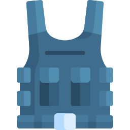 Bullet proof vest icon