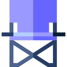 Folding chair icon