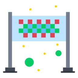 Finish line icon