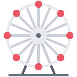 grande roue Icône