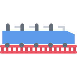 montagne russe icona