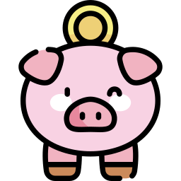 Piggy bank icon