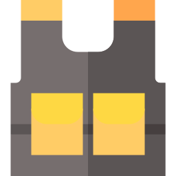 Bulletproof vest icon