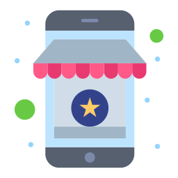 Online shop icon