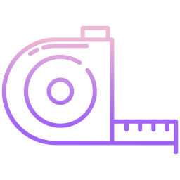 Measuring tape icon