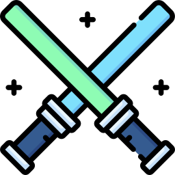 Glow sticks icon