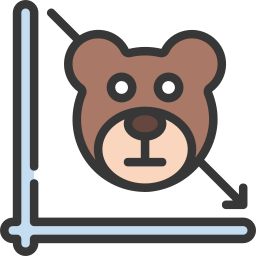 Bear market icon