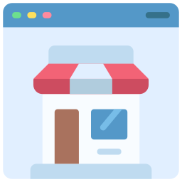 Online shop icon