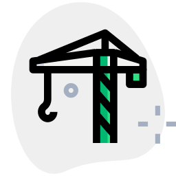 Tower crane icon