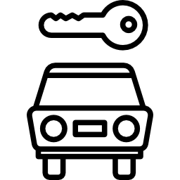 Rent a car icon