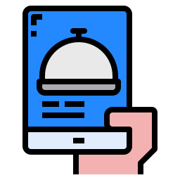 Food delivery icon