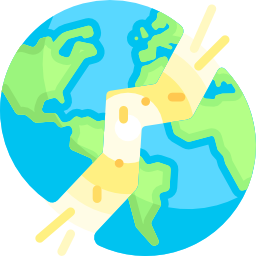 zerstörter planet icon